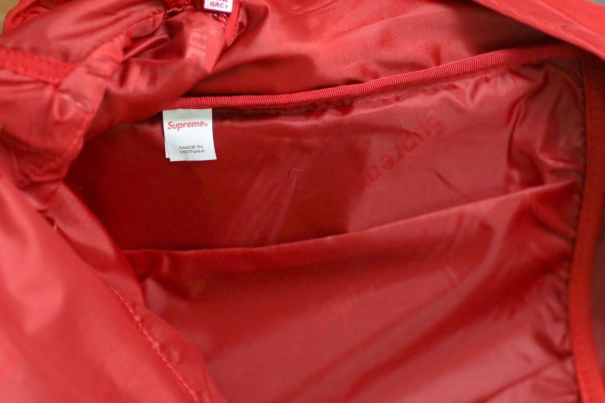 Supreme Cordura Red Backpack FW22 | eBay