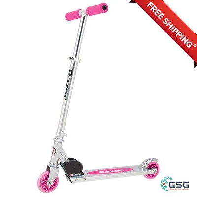 LIGHTWEIGHT ALUMINUM KIDS KICK SCOOTER WITH FOLDABLE DESIGN & ADJUSTABLE HAND...