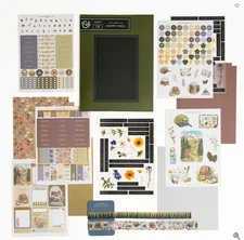 Archer & Olive Kit Club Nature Walk Journal Planner Set Stickers Washi
