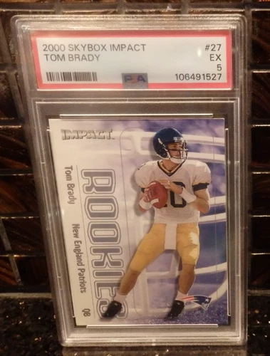 2000 TOM BRADY RC PSA 5 EXCELLENT OWN THE GREATEST w/ FREE SHIPPING Patriots