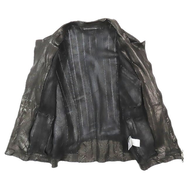 [Used] 14ss Salvatore Santoro Python embossed lam… - image 4