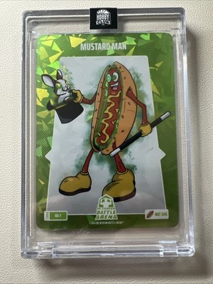 2025 Bo Jackson Battle Arena Alpha BLAST HD-7 Mustard Man Hot Dog FOIL