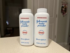 Johnson's Baby Powder Talc 4 oz Travel Small Size X 2 READ A