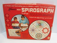 SPIROGRAPH 1967 ORIGINAL DRAWING TOY No. 401 VINTAGE SET W/ BOX PARTS KENNER