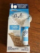 Glade Sense & Spray Automatic Freshener 1 Refill Clean Linen DISCONTINUED