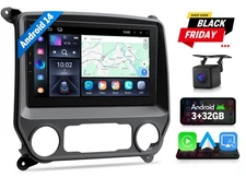 For GMC Sierra 14-18 Android 14 10.1"IPS Car Stereo Radio CarPlay GPS Multimedia