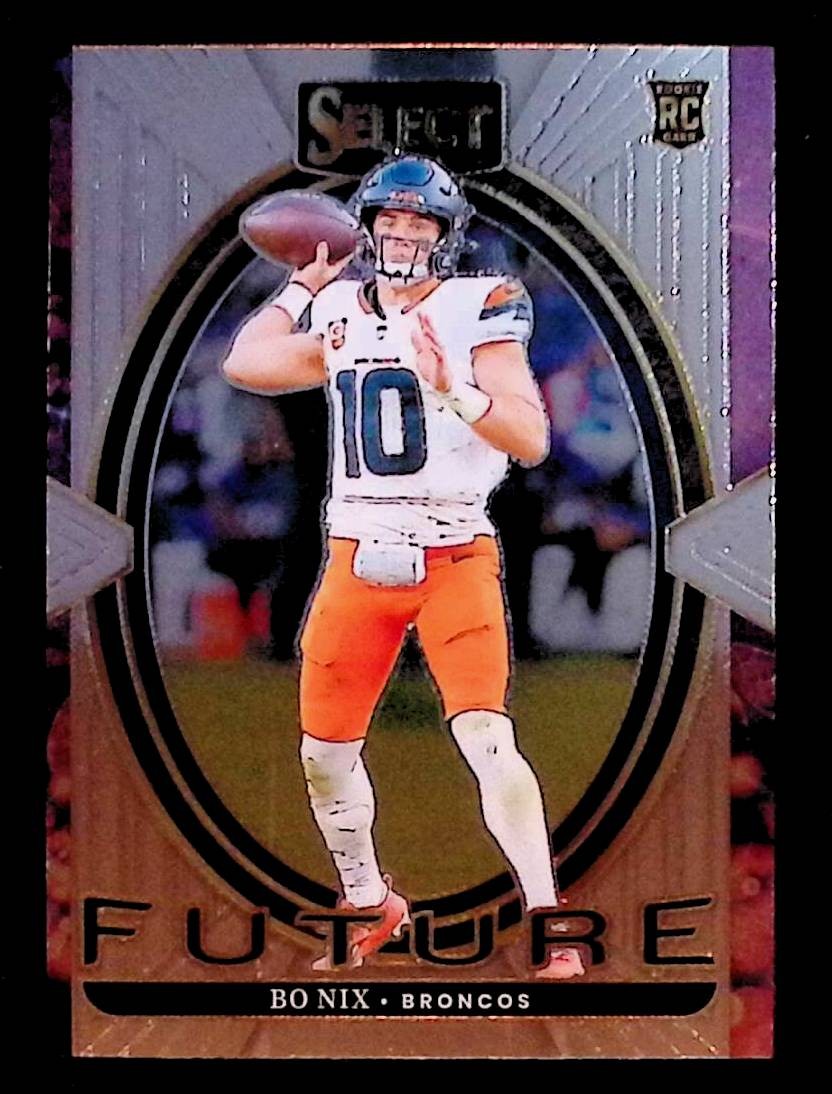 Bo Nix 2024 Panini Select Select Future #7 Denver Broncos
