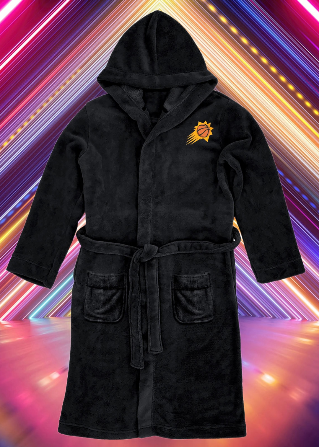 Northwest NBA Men's Phoenix Suns Hooded Silk Touch Robe, 26" x 47" Large/ XL