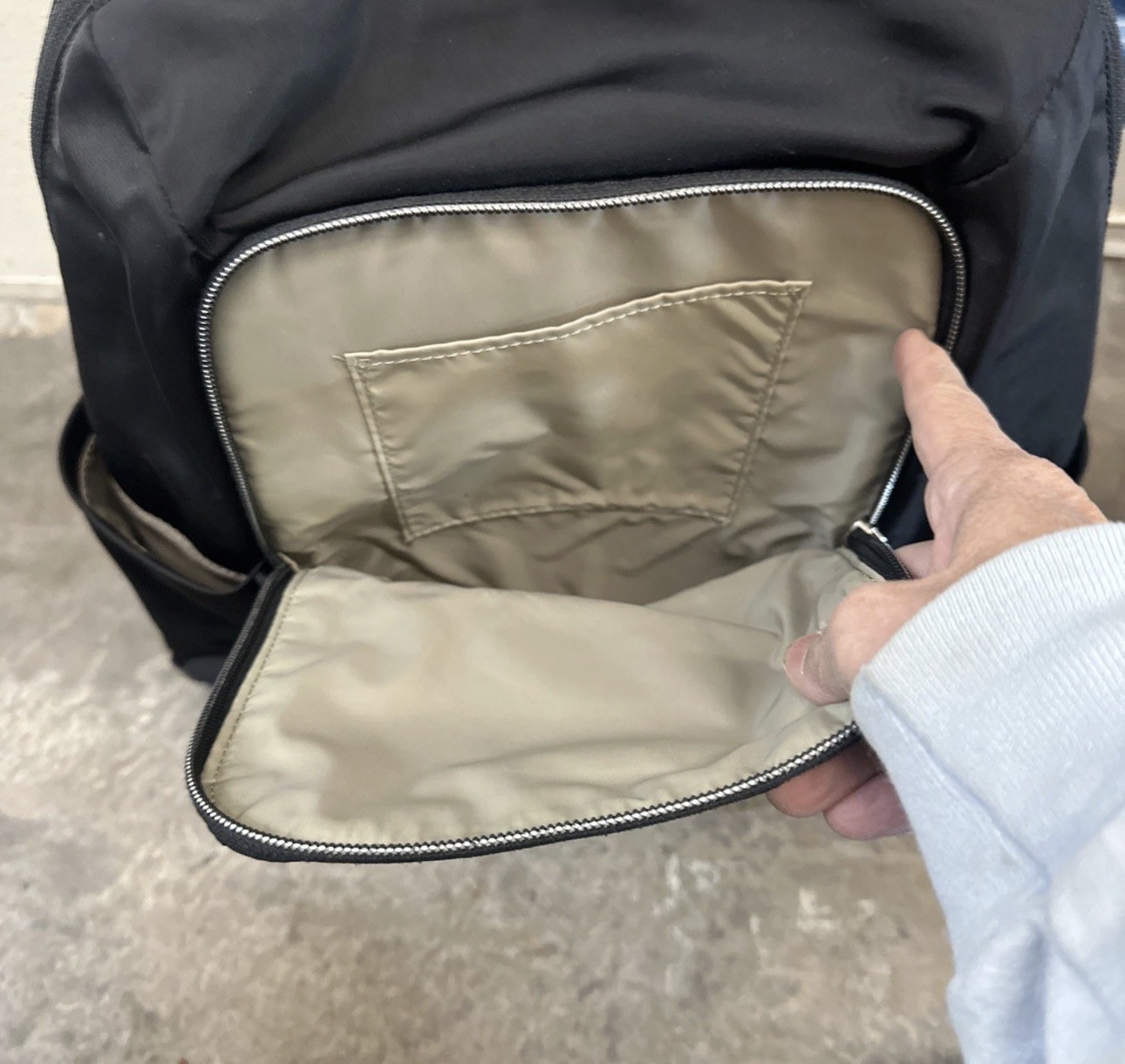 Tumi Black Backpack with Multiple Pockets - image 7