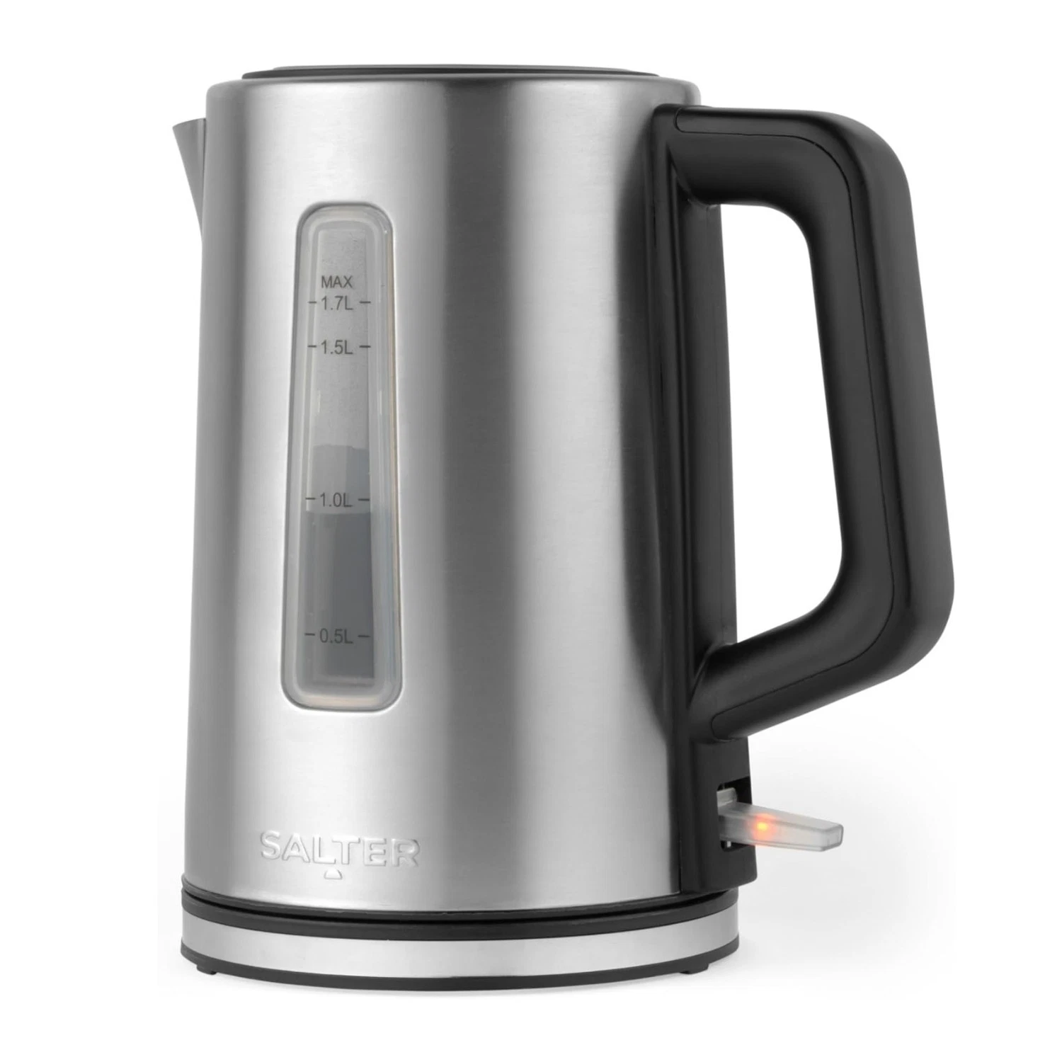 Salter Electric Kettle Cordless 1.7L Rapid Boil 3000W Stainless Steel Silver