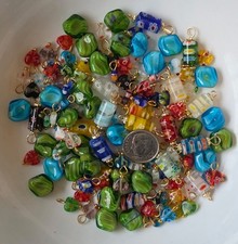 Beautiful Millefiori Glass Beads Approx 8-12 MM 130 PC 00 