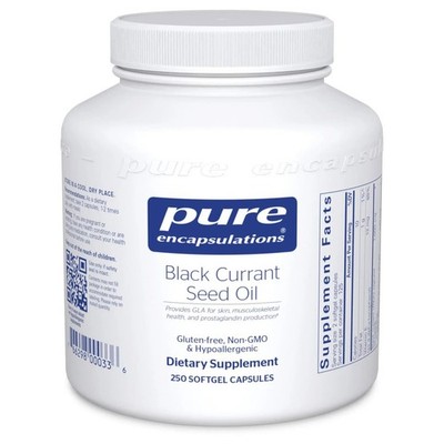 Black Currant Seed Oil 250 Softgels Pure Encapsulations