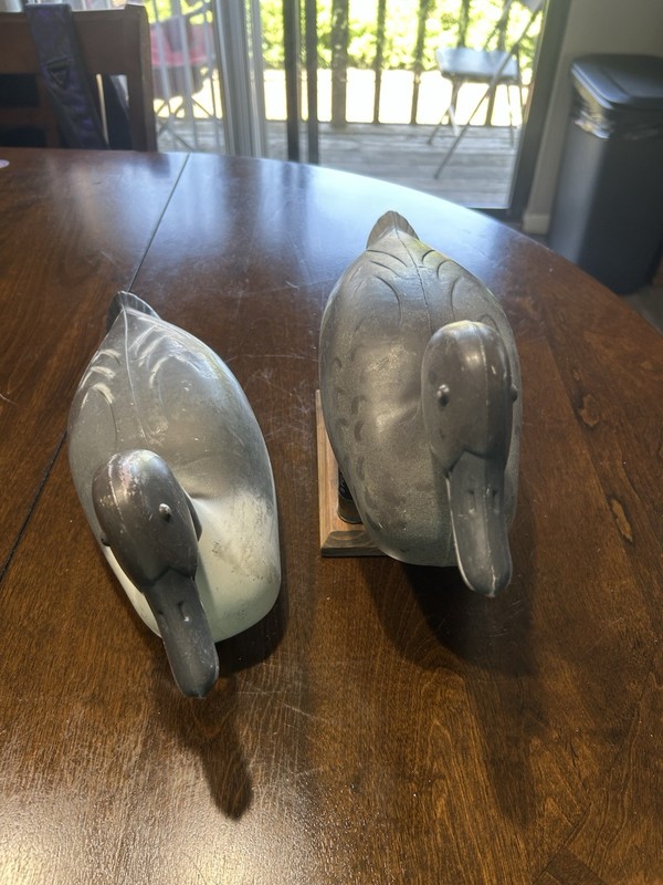 ***ORIGINAL PAINT*** PINTAIL DUCK PAIR ANTIQUE DECOYS