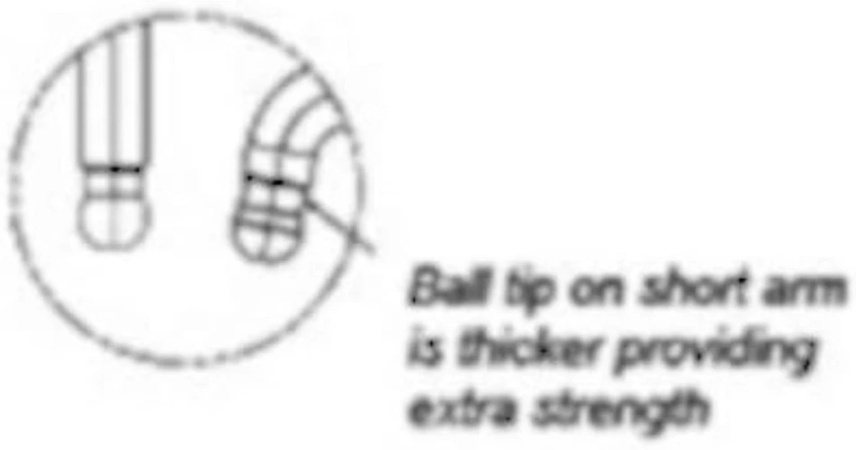 Durable 22pc Extra Long Double Ball Hex Key Set - Rust Resistant Finish - Image 4 of 4