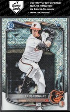 2025 Bowman Draft Caden Bodine BDC-63 1st Mojo Refractor Tampa Bay Rays