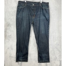 Levi's Men Jeans 44x32 Dark Blue 541 Athletic Taper Stretch Denim Casual Classic