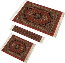 Oriental Rug Style Mouse Pad, W/ Free Matching Mini Carpet Coaster And Bookmark