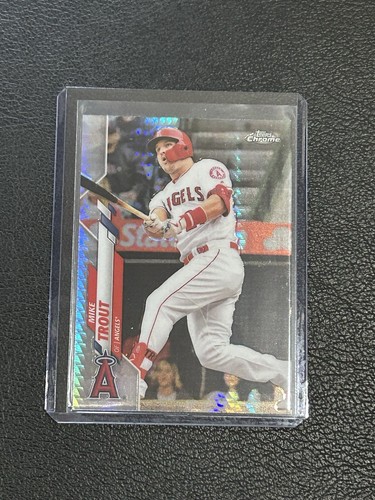 2020 Topps Chrome #1 Mike Trout Prism Refractor C1 - 第 1/2 張圖片