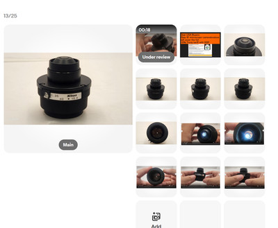 *TOP* Kondensator Abbe 1.25 für Nikon Eclipse E200 Mikroskop 35096