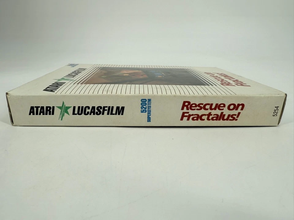 Atari 5200 SuperSystem Lucasfilm Rescue on Fractalus 1984 Star Wars George Lucas - Image 4 of 4