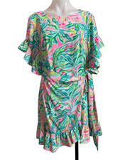 Lilly Pulitzer NWT Darlah Stretch Dress Multi One In A Melon - Size 10
