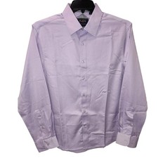 Flex Dress Shirt Luxury Collection Design in Italy Lavender Small