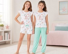 Carter's Kid Girls' 3-Piece Mermaid Poly Pajamas Set Size 12