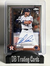 2025 Topps Chrome - Pedro Leon Rookie AUTO RC Houston Astros