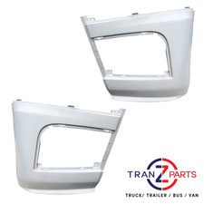 PAIR FITS MERCEDES ACTROS MP4 TRUCK BUMPER CORNER FOG SURROUND