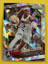 Jordin Canada 2025 Panini Prizm WNBA ICE PRIZM Card #120 ATLANTA DREAM