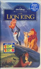 The Lion King 1994 Animated musical New/Sealed VHS 1st Release Limited Edn
