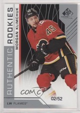 2018-19 Upper Deck SP Game Used Authentic Rookies 2/52 Morgan Klimchuk #168 3vx