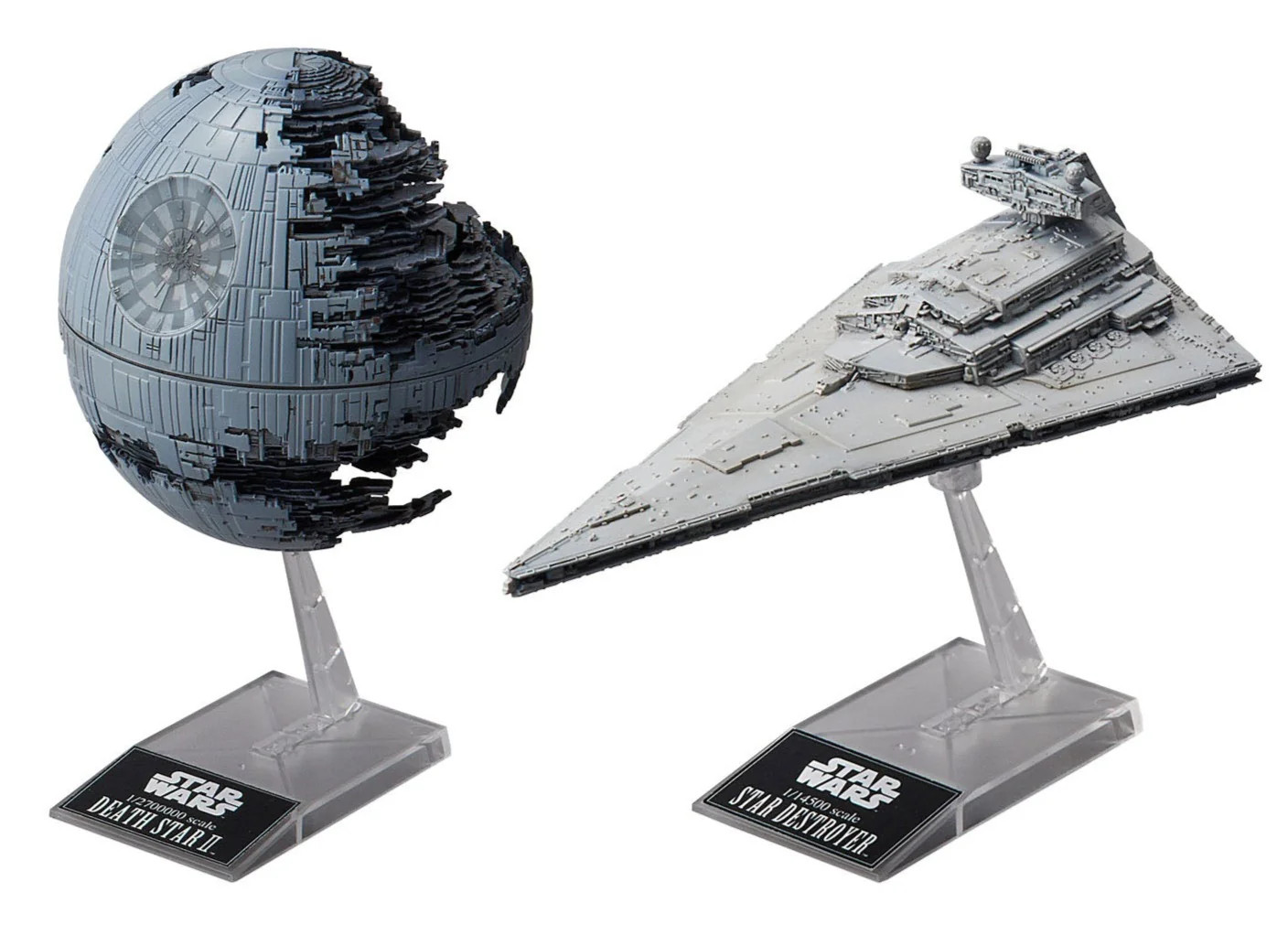 Revell Bandai 01207 Death Star Ii & Imperial Star Destroyer Plastic Model Kit - Image 4