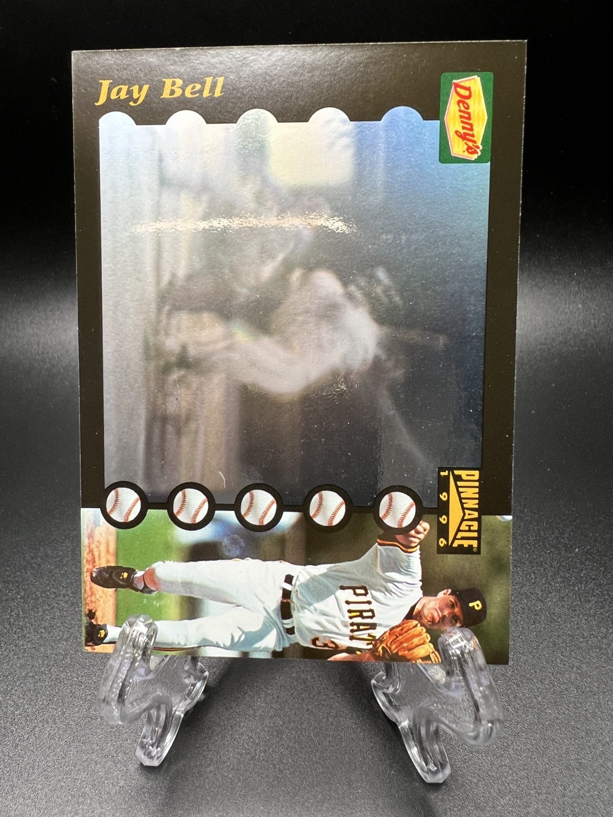 1996 Pinnacle Denny's Instant Replay Full Motion Holograms - Jay Bell #28