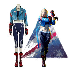 Street Fighter 6 Cammy Cosplay Costume  Gaming Outfit