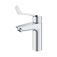 Grohe Eurosmart Einhand-Waschtischbatterie, M-Size, Langer Metallhebel, Glatter