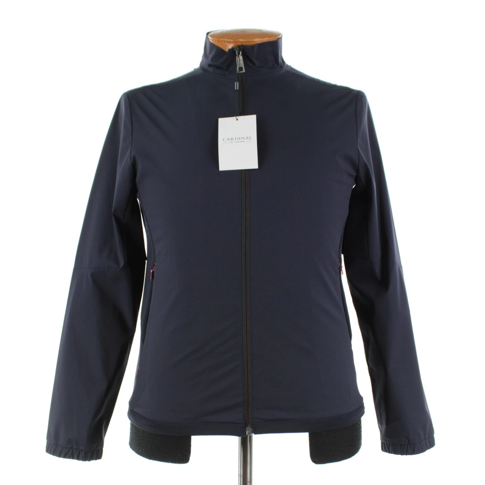 Cardinal of Canada NWT Nylon Blend Mixed Media Windbreaker Jacket Size S In Blue