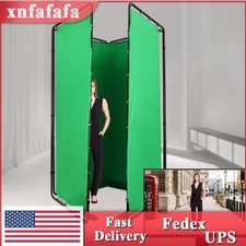 13.12 7.87ft Photography Backdrop Stand Kit with Green Cloth For Photo Studio