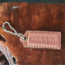 Coach Blush Pink Patent Leather Hang Tag