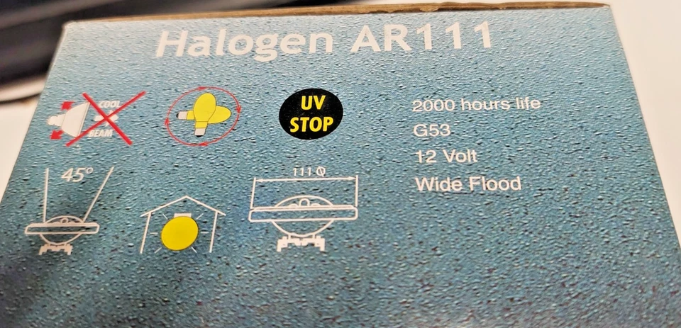 CROMPTON HALOGEN AR111 100W PACK OF 5 - FREE POSTAGE - Image 3 of 3