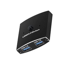 Plug Play 2 In 1 Out USB3.0 Switcher Switch For Printer Keyboard Mouse Sharing