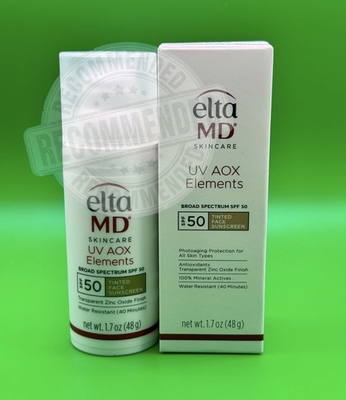 #ad #ad Elta MD UV AOX Elements Broad Spectrum SPF 50 TINTED** EXP 02 2029 $26.95