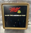 Vintage 1982 Miller Beer Bouncing Ball Lighted Motion Sign