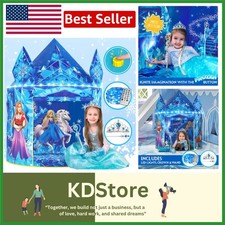 Frozen Princess Ice Castle Tent with Magical Sound  Lights