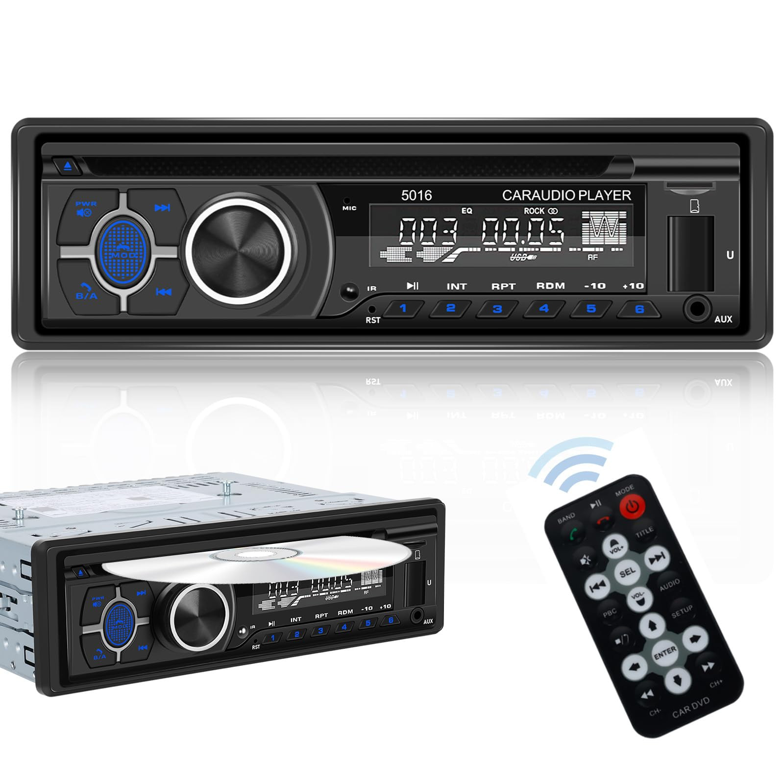 Recensione Podofo Autoradio 1 DIN DVD CD Bluetooth Vivavoce