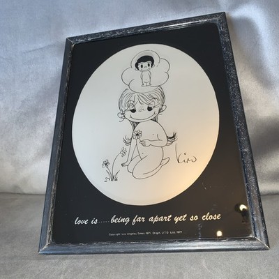 Vintage Kim Casali LOVE IS   being far apart yet so close  Spiegel 1970er NY TIMES