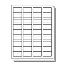 1.75x0.5 Inch Circle Labels 150 Sheets White Matte for Inkjet Laser Printers