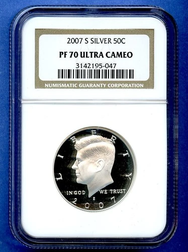 2007-S Kennedy Half Dollar Proof — photo from another recent sale