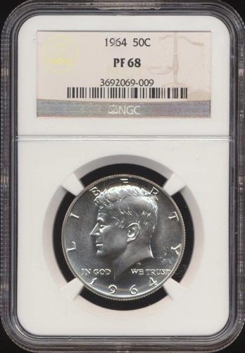 1964 Kennedy Half Dollar NGC PF 68