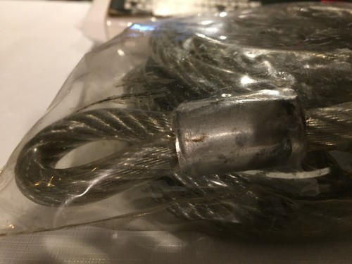 Schutz, strapazierfähiges Vinyl beschichtetes Kabel, 7/16 x 6 Fuß, Neu - Bild 2 von 3